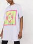 Philipp Plein T-shirtjurk met barokprint Grijs - Thumbnail 5