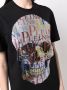 Philipp Plein T-shirtjurk met doodskop van stras Zwart - Thumbnail 5