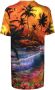 Philipp Plein T-shirtjurk met print Oranje - Thumbnail 2