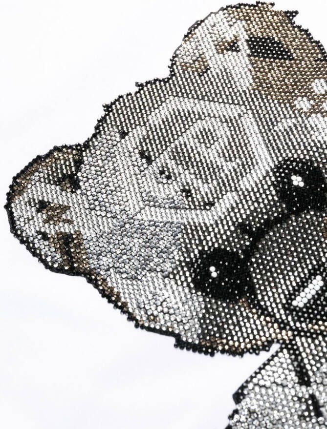 Philipp Plein T-shirtjurk verfraaid met kristallen Wit