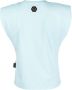 Philipp Plein Tanktop met schouder Blauw - Thumbnail 2