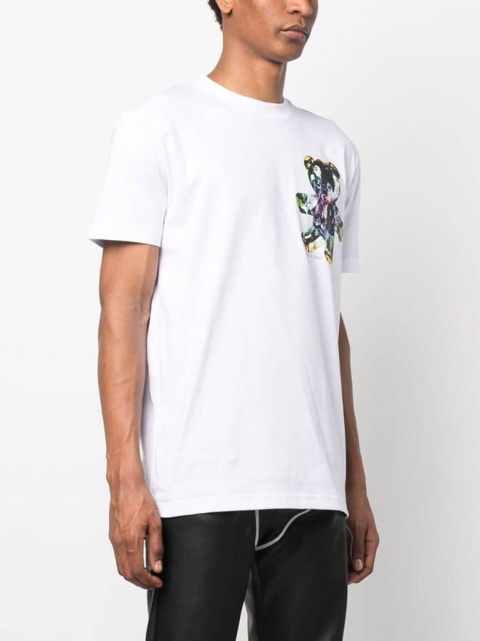 Philipp Plein T-shirt met teddybeerprint Wit