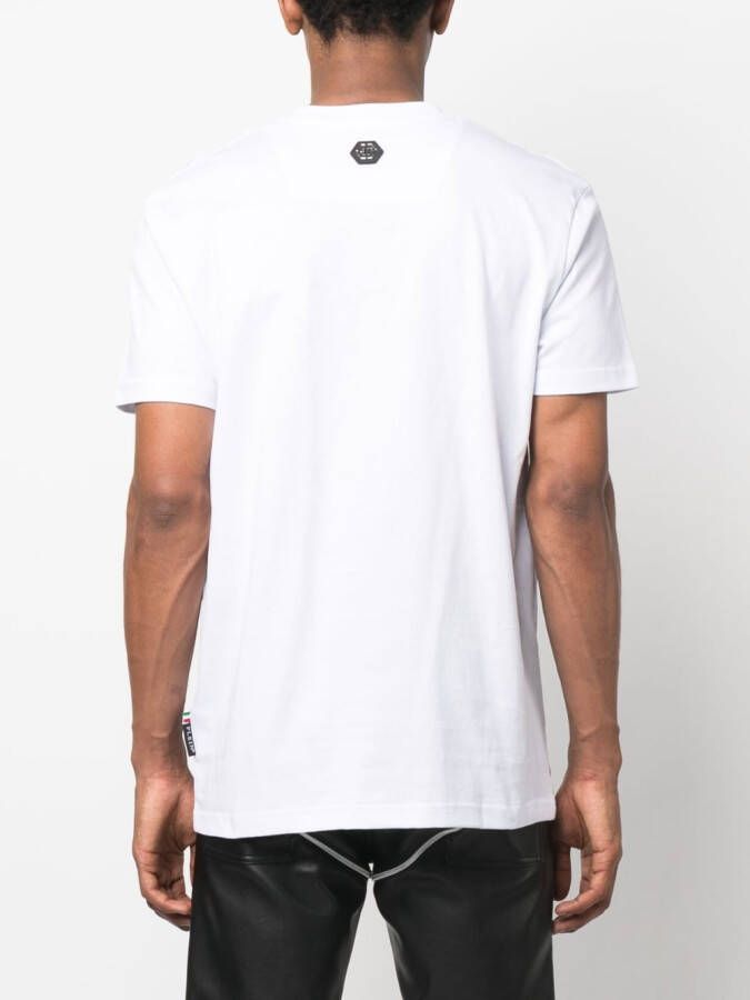 Philipp Plein T-shirt met teddybeerprint Wit