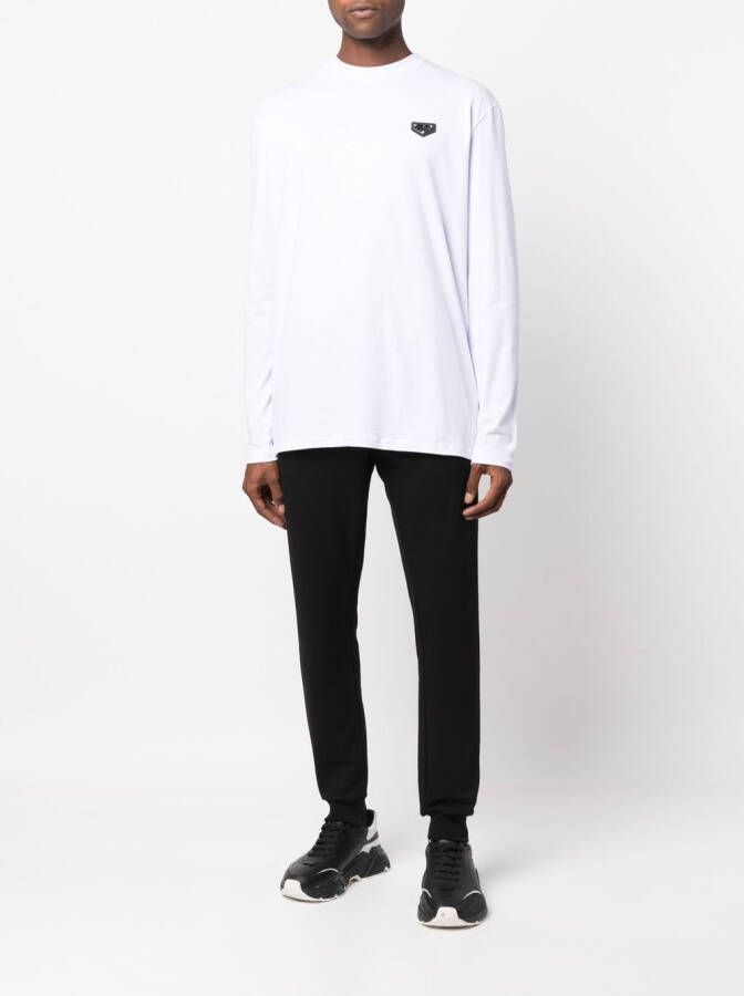 Philipp Plein T-shirt met logoprint Wit