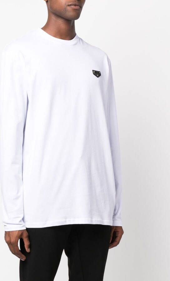 Philipp Plein T-shirt met logoprint Wit