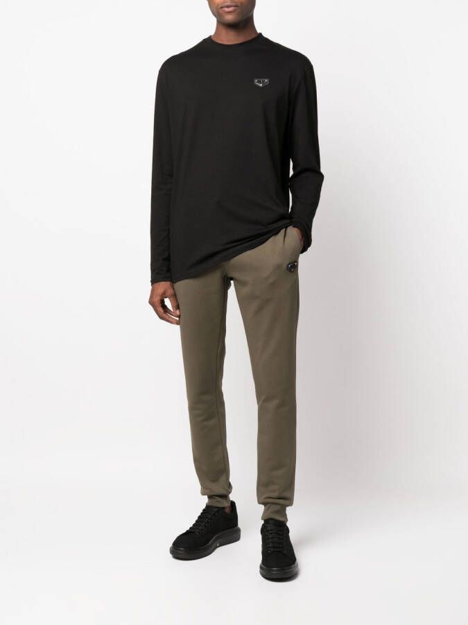 Philipp Plein T-shirt met logoprint Zwart