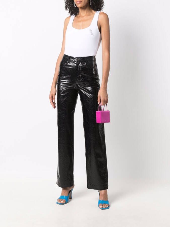 Philipp Plein Top versierd met strass Wit
