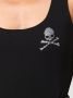 Philipp Plein Top versierd met strass Zwart - Thumbnail 5