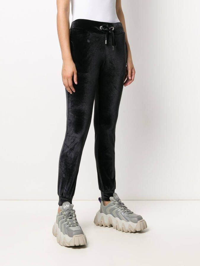 Philipp Plein Trainingsbroek met monogram Zwart