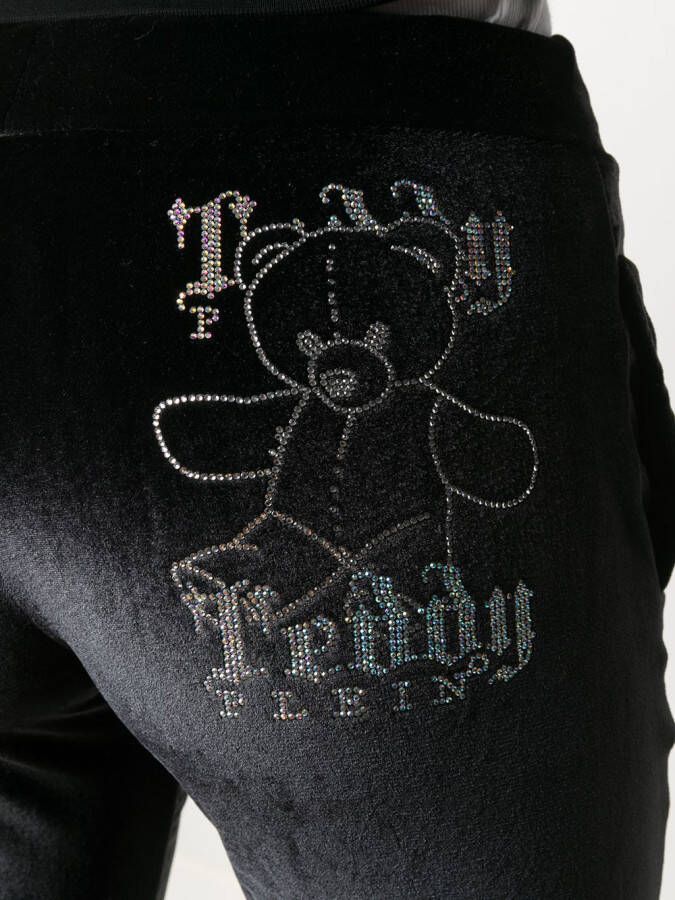 Philipp Plein Trainingsbroek met monogram Zwart