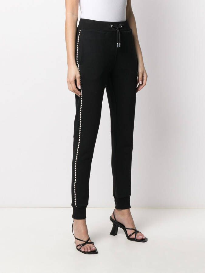 Philipp Plein Trainingsbroek verfraaid met kristal Zwart