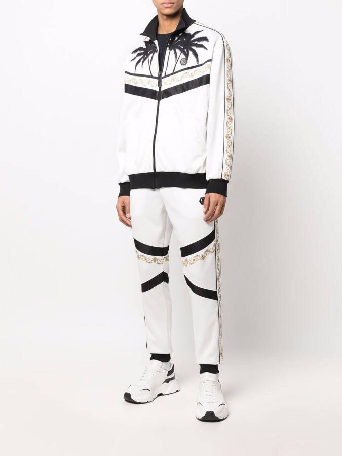 Philipp Plein Trainingspak met barokprint Wit