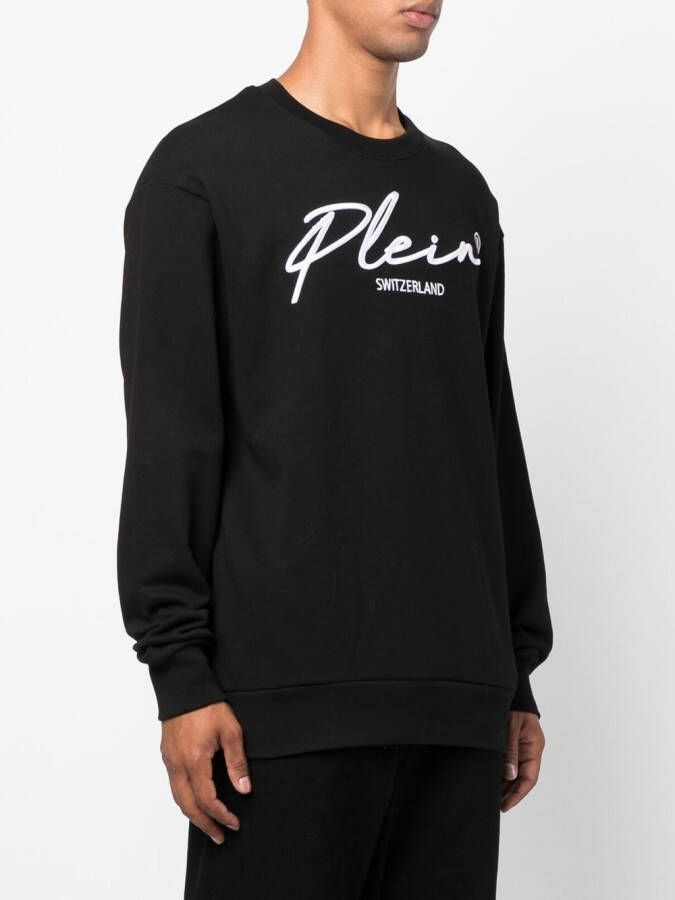 Philipp Plein Trui met logo Zwart