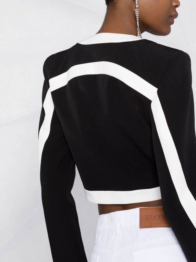 Philipp Plein Tweekleurig jack Zwart
