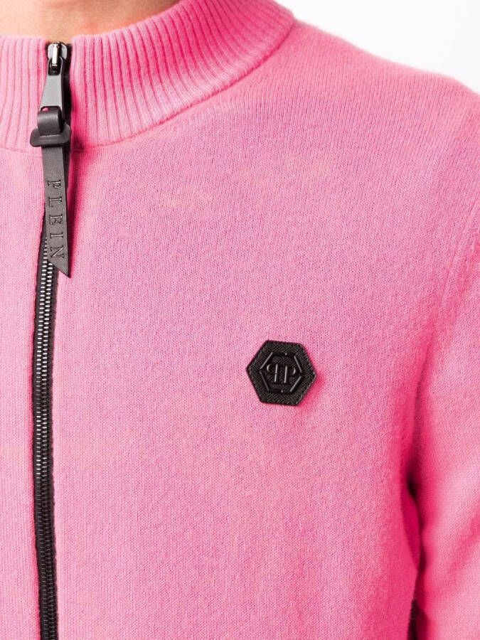 Philipp Plein Vest met rits Roze