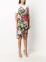 Philipp Plein Wikkeljurk met bloemenprint Zwart - Thumbnail 3