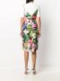 Philipp Plein Wikkeljurk met bloemenprint Zwart - Thumbnail 4