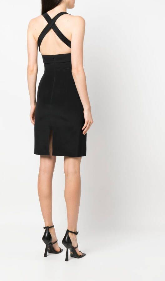 Philipp Plein Zijden mini-jurk Zwart