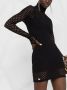 Philipp Plein Zijden mini-jurk Zwart - Thumbnail 5