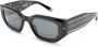 Philipp Plein Eyewear Zonnebril met rechthoekig montuur Zwart - Thumbnail 2