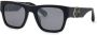 Philipp Plein Zonnebril met vierkant montuur Zwart - Thumbnail 2