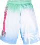 Philipp Plein Zwembroek met grafische print Blauw - Thumbnail 2
