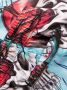 Philipp Plein Zwembroek met print Blauw - Thumbnail 3