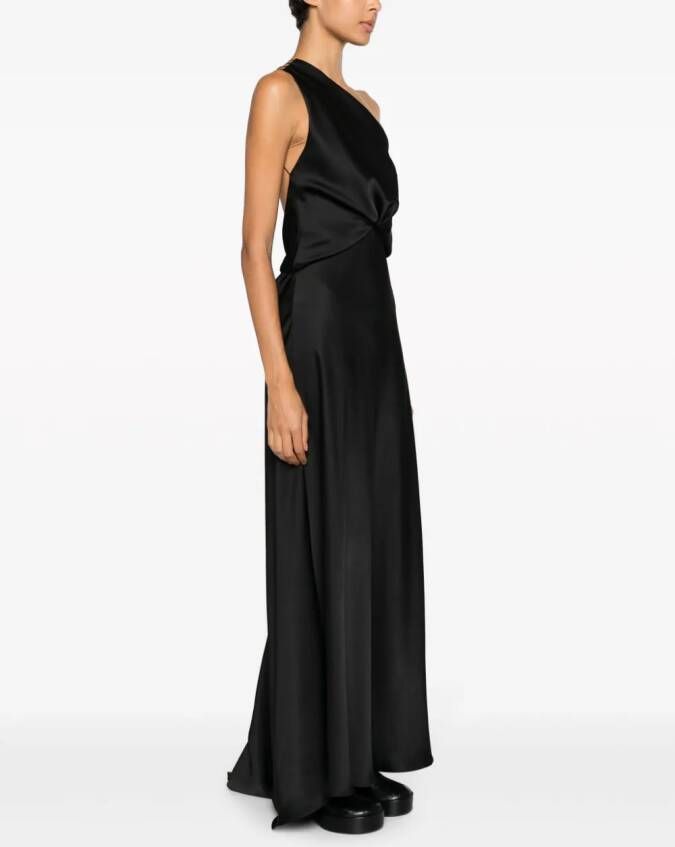 Philosophy Di Lorenzo Serafini Asymmetrische jurk Zwart