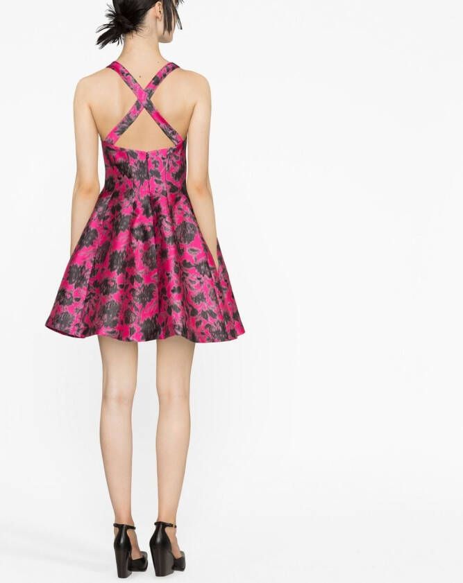 Philosophy Di Lorenzo Serafini Mini-jurk met bloemenprint Roze