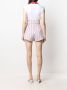 Philosophy Di Lorenzo Serafini Gestreepte shorts Beige - Thumbnail 4