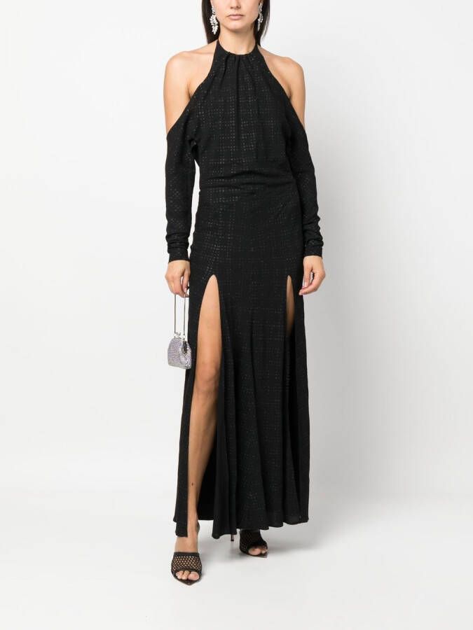 Philosophy Di Lorenzo Serafini Maxi-jurk met halternek Zwart