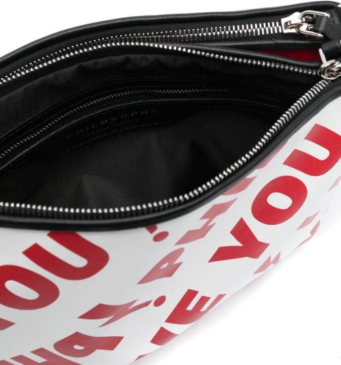 Philosophy Di Lorenzo Serafini I Love You leren crossbodytas Rood