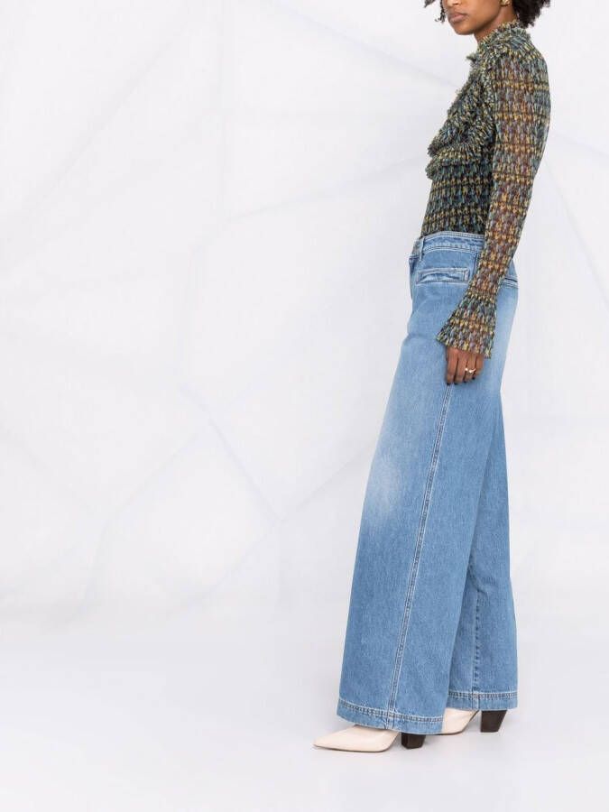 Philosophy Di Lorenzo Serafini Jeans met wijde pijpen Blauw
