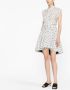 Philosophy Di Lorenzo Serafini Jurk met grafische print Wit - Thumbnail 4