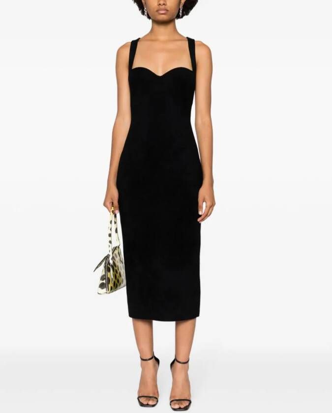 Philosophy Di Lorenzo Serafini Jurk met sweetheart hals Zwart