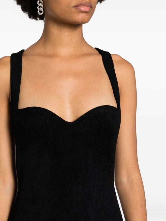 Philosophy Di Lorenzo Serafini Jurk met sweetheart hals Zwart