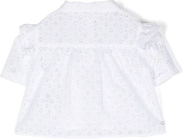 Philosophy Di Lorenzo Serafini Kids Broderie anglaise blouse Wit