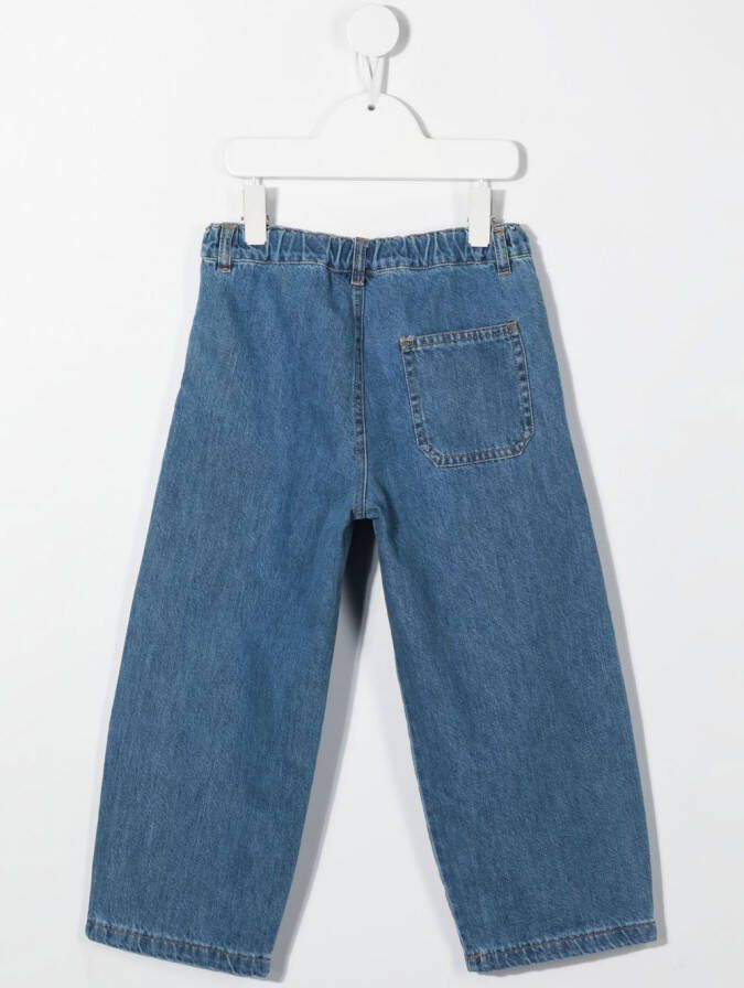 Philosophy Di Lorenzo Serafini Kids Jeans met wijde pijpen Blauw