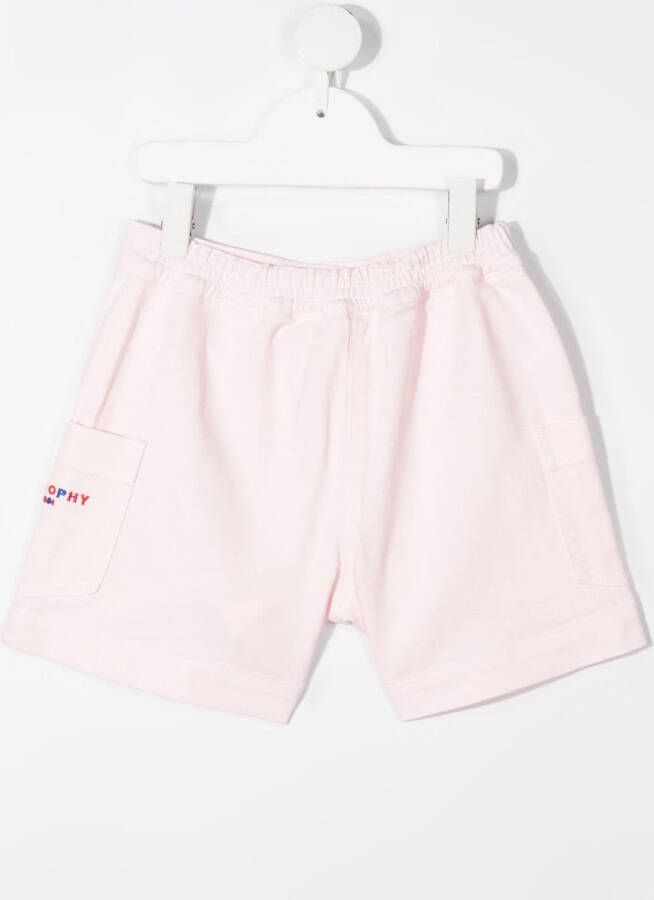 Philosophy Di Lorenzo Serafini Kids Shorts met opgestikte zakken Roze