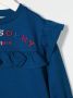 Philosophy Di Lorenzo Serafini Kids Sweater met ruche Blauw - Thumbnail 3