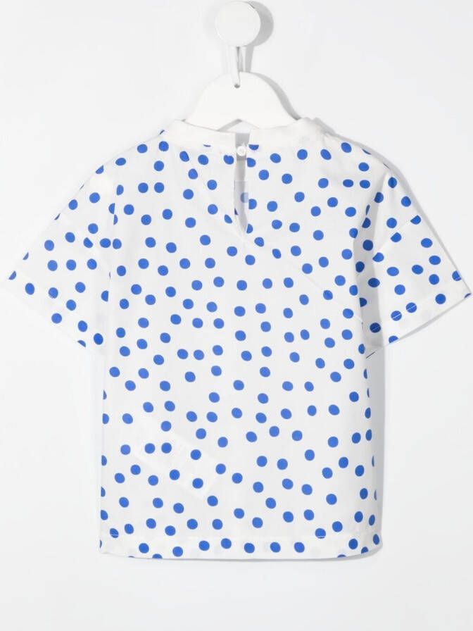 Philosophy Di Lorenzo Serafini Kids T-shirt met logoprint Wit