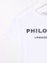 Philosophy Di Lorenzo Serafini Kids T-shirt met logoprint Wit - Thumbnail 3