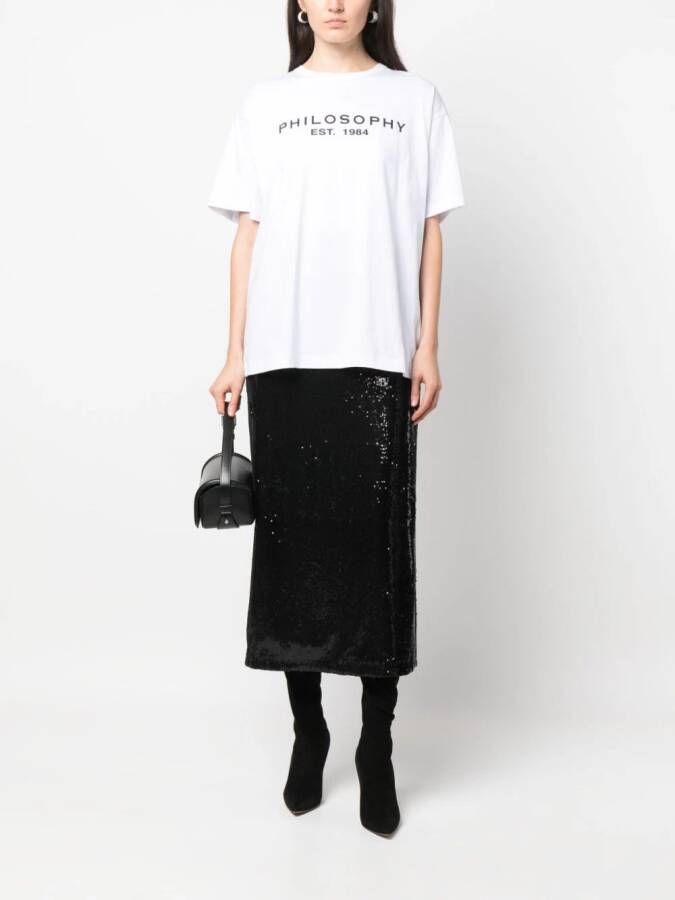 Philosophy Di Lorenzo Serafini T-shirt met logoprint Wit