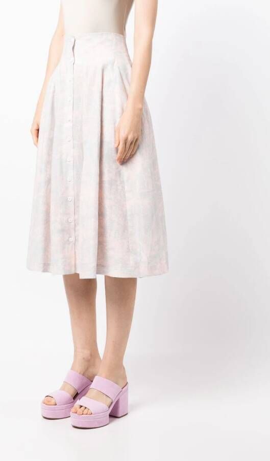 Philosophy Di Lorenzo Serafini Midi-rok met print Roze
