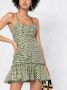 Philosophy Di Lorenzo Serafini Mini-jurk met gingham ruit Geel - Thumbnail 5