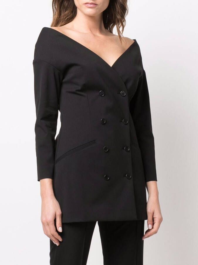 Philosophy Di Lorenzo Serafini Off-shoulder blouse Zwart