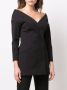 Philosophy Di Lorenzo Serafini Off-shoulder blouse Zwart - Thumbnail 3