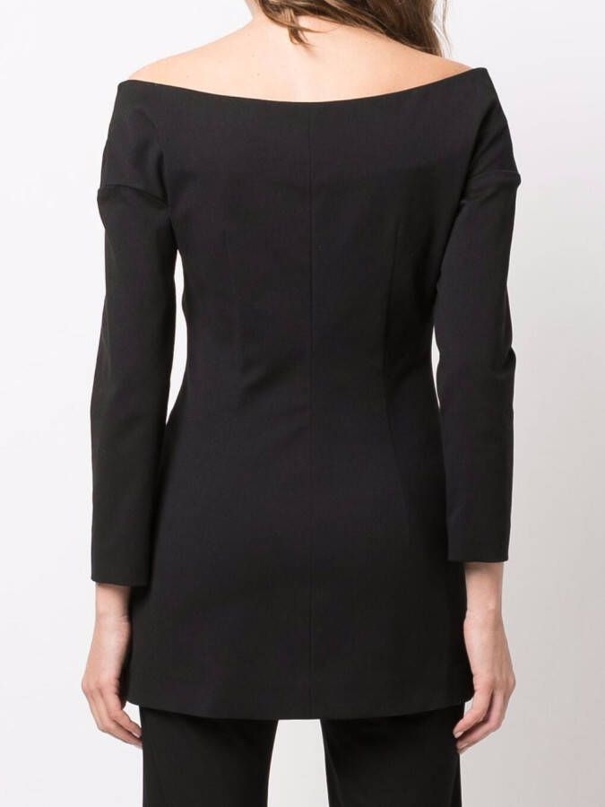 Philosophy Di Lorenzo Serafini Off-shoulder blouse Zwart
