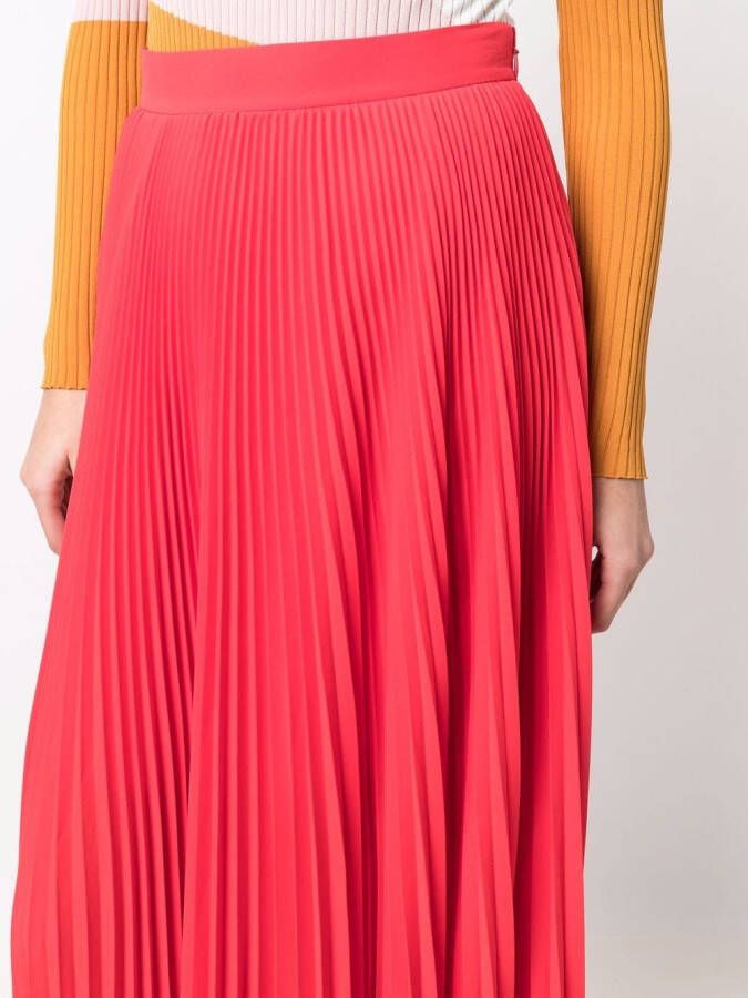 Philosophy Di Lorenzo Serafini Plissé midi-rok Rood