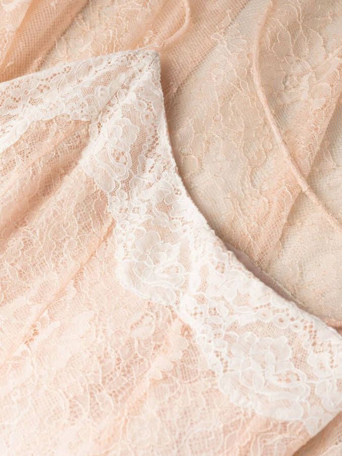 Philosophy Di Lorenzo Serafini Semi-doorzichtige jurk Roze